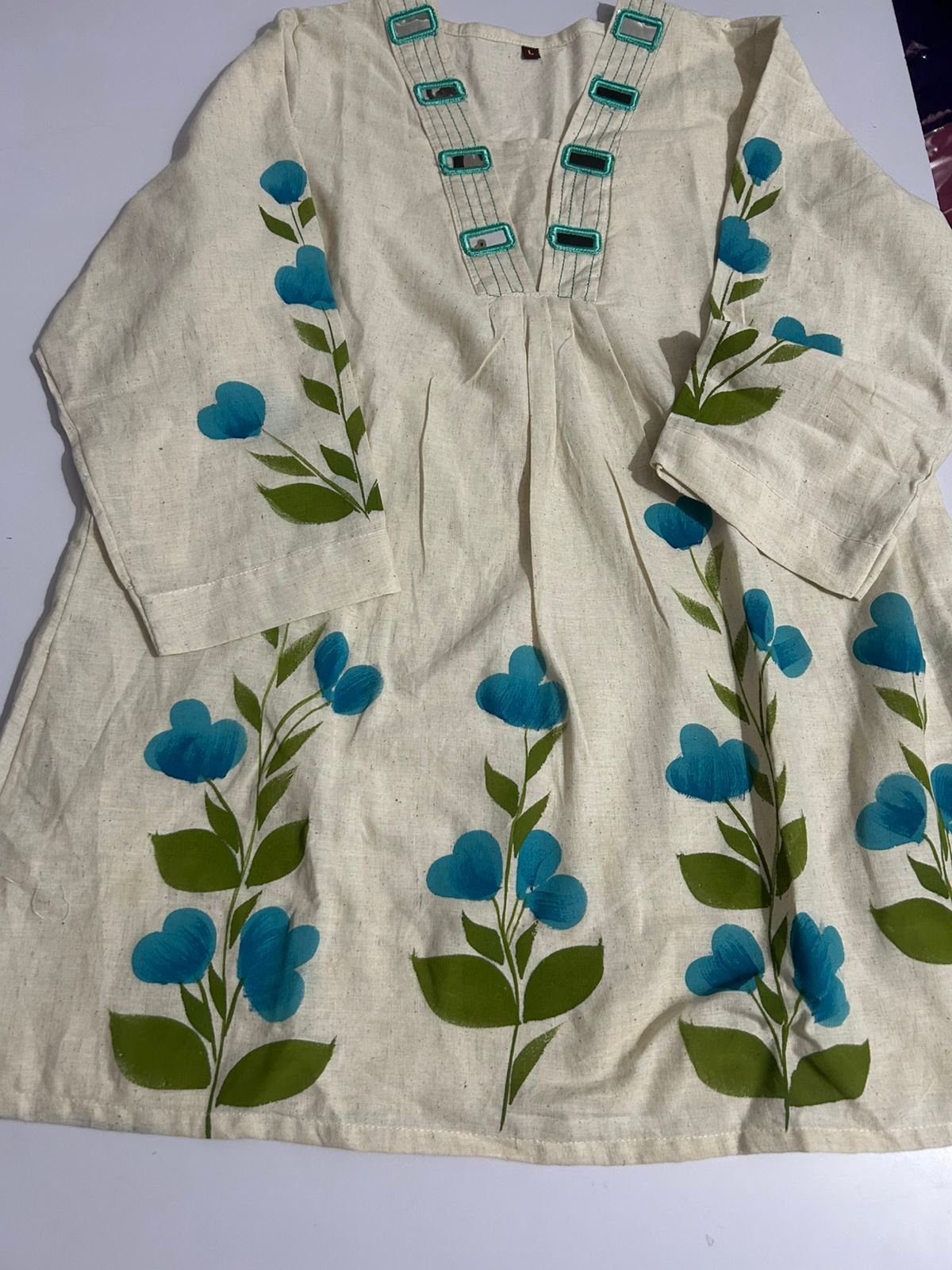 Cotton Flex Brush Print Co-Ord Set